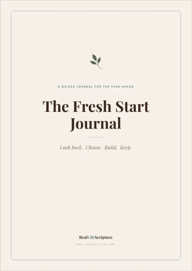 The cover of The Fresh Start Journal